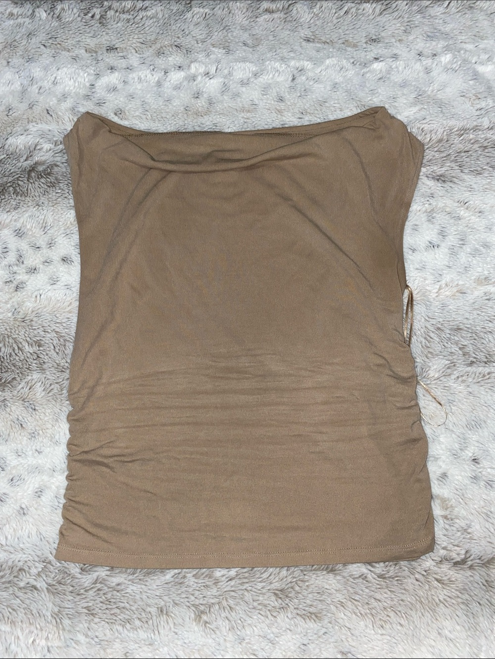 Old Navy Strapless Ruched Tube Top - Brown